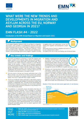 Annual Report on Migration and Asylum 2021 (flash)