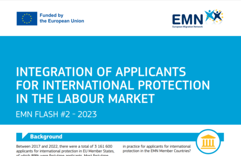 The integration of applicants for international protection in the labour market (flash)
